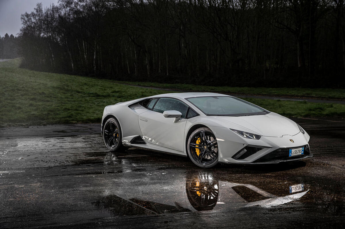 Lamborghini Huracan EVO RWD 2020 road test review - static Lamborghini Huracan EVO RWD 2020 road test review - static