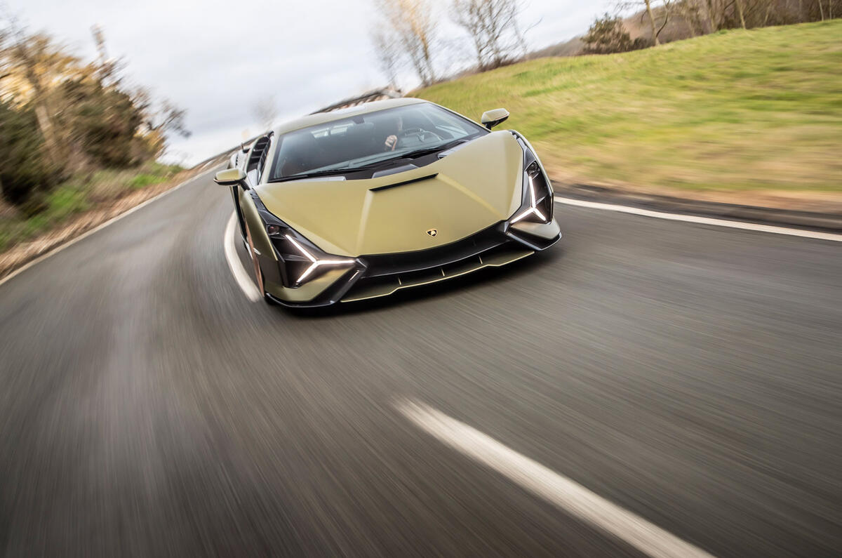 12 lamborghini sian 2021 uk first drive review on road nose 12 lamborghini sian 2021 uk first drive review on road nose