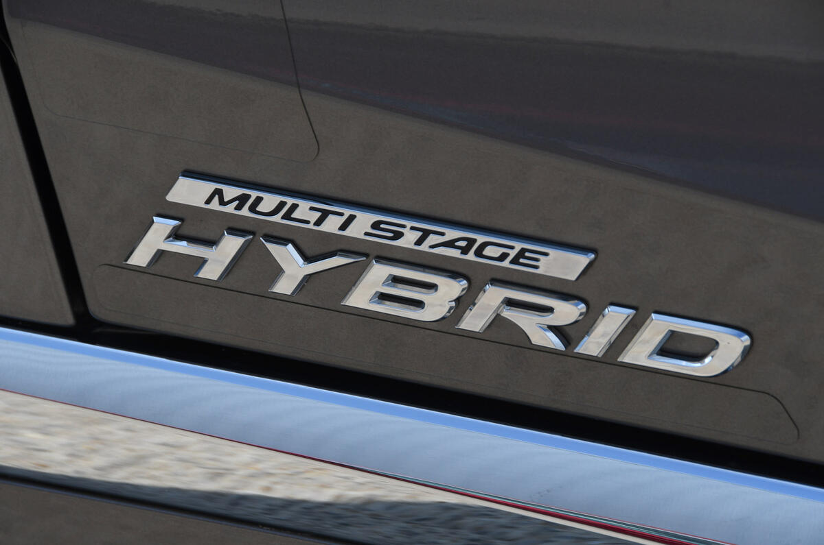 Lexus LS500h 2018 road test review hybrid badge