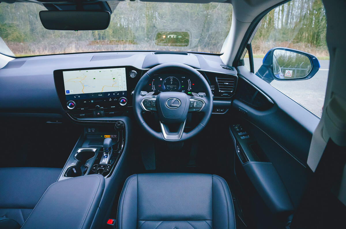 12 Lexus NX 2022 road test review dashboard