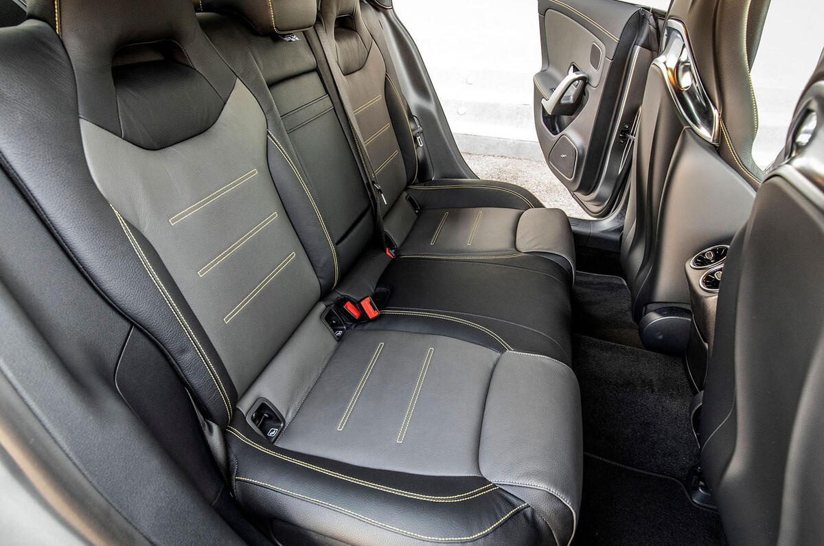 Mercedes-AMG CLA 45 S 2019 road test review - rear seats