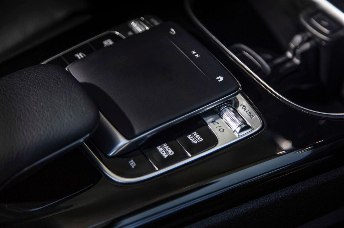 Mercedes-Benz A-Class saloon 2018 review - infotainment controls