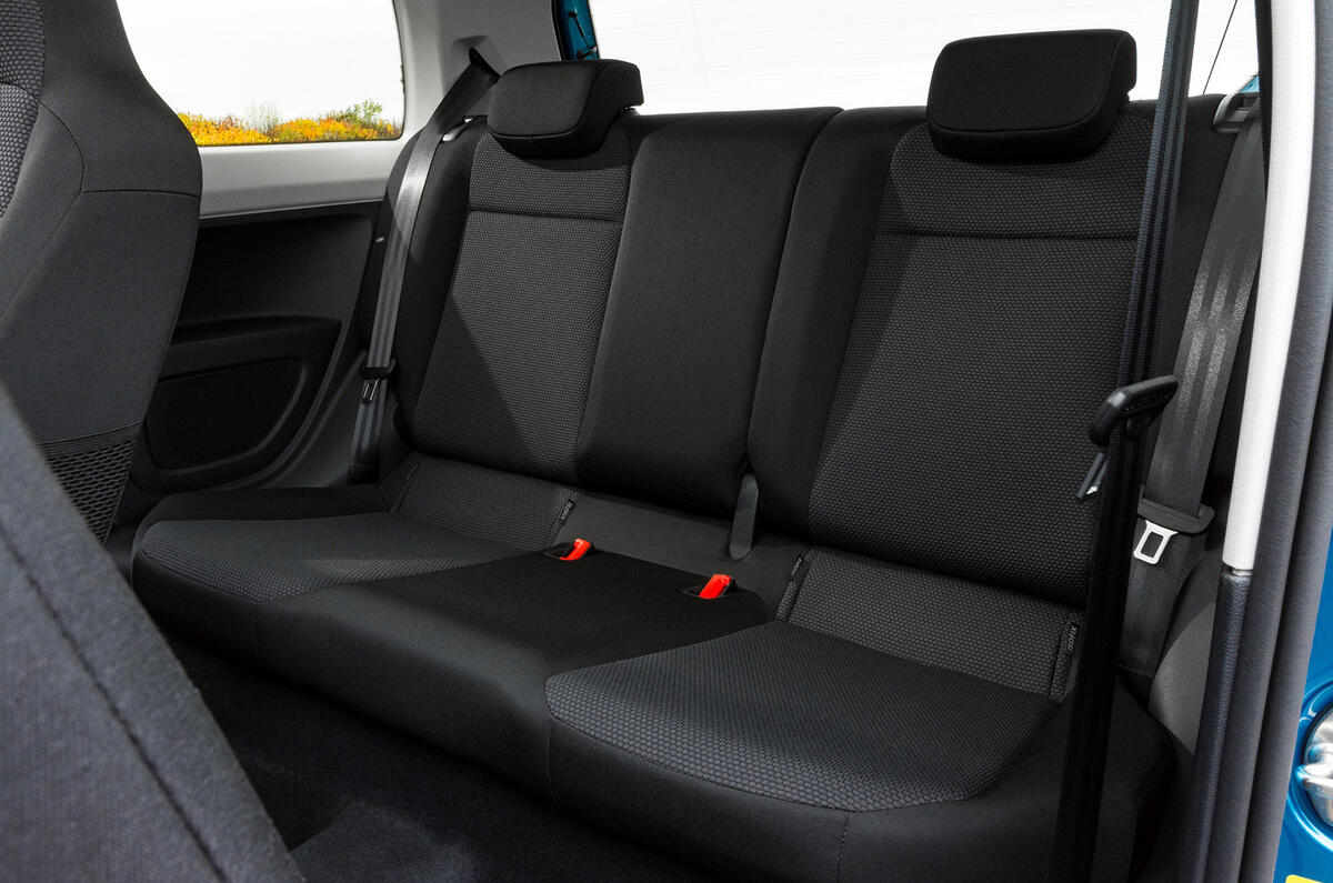 Skoda Citigo 2017 first drive review rear seats