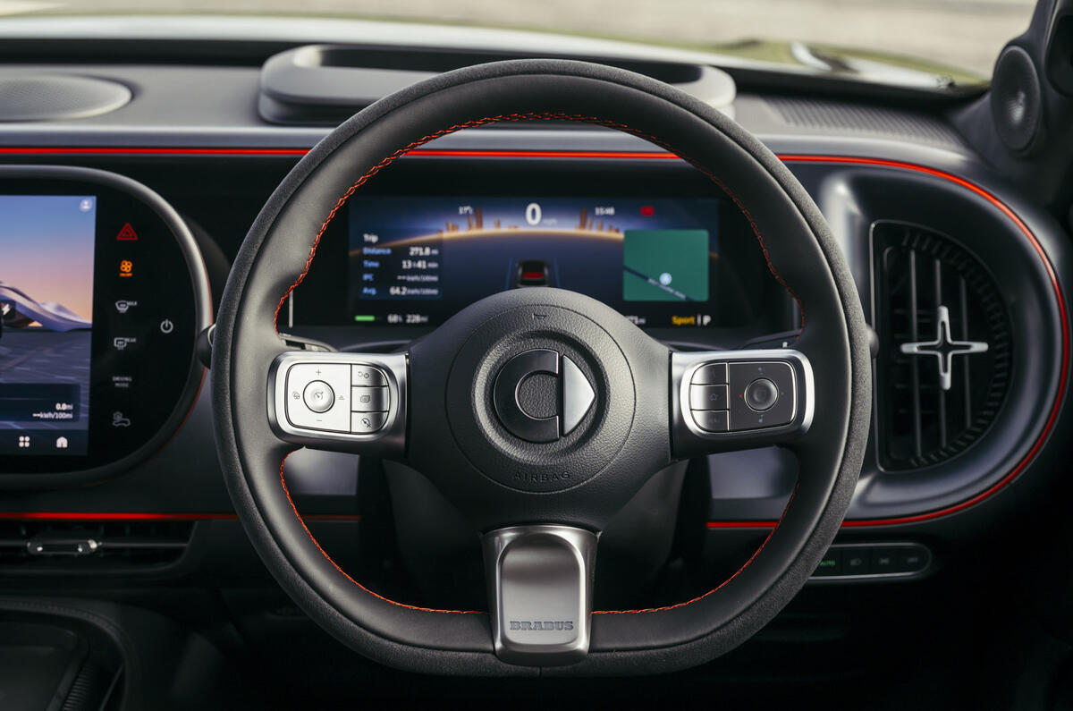 12 Smart hashtag 5 2025 Autocar review instruments