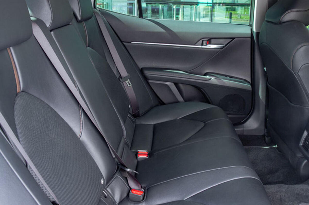 Toyota Camry 2019 review - rear seats
