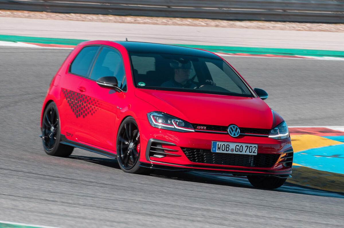 Volkswagen Golf GTI TCR 2019 road test review - track front