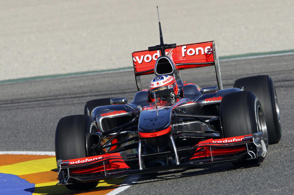 F1 testing in Valencia: pics