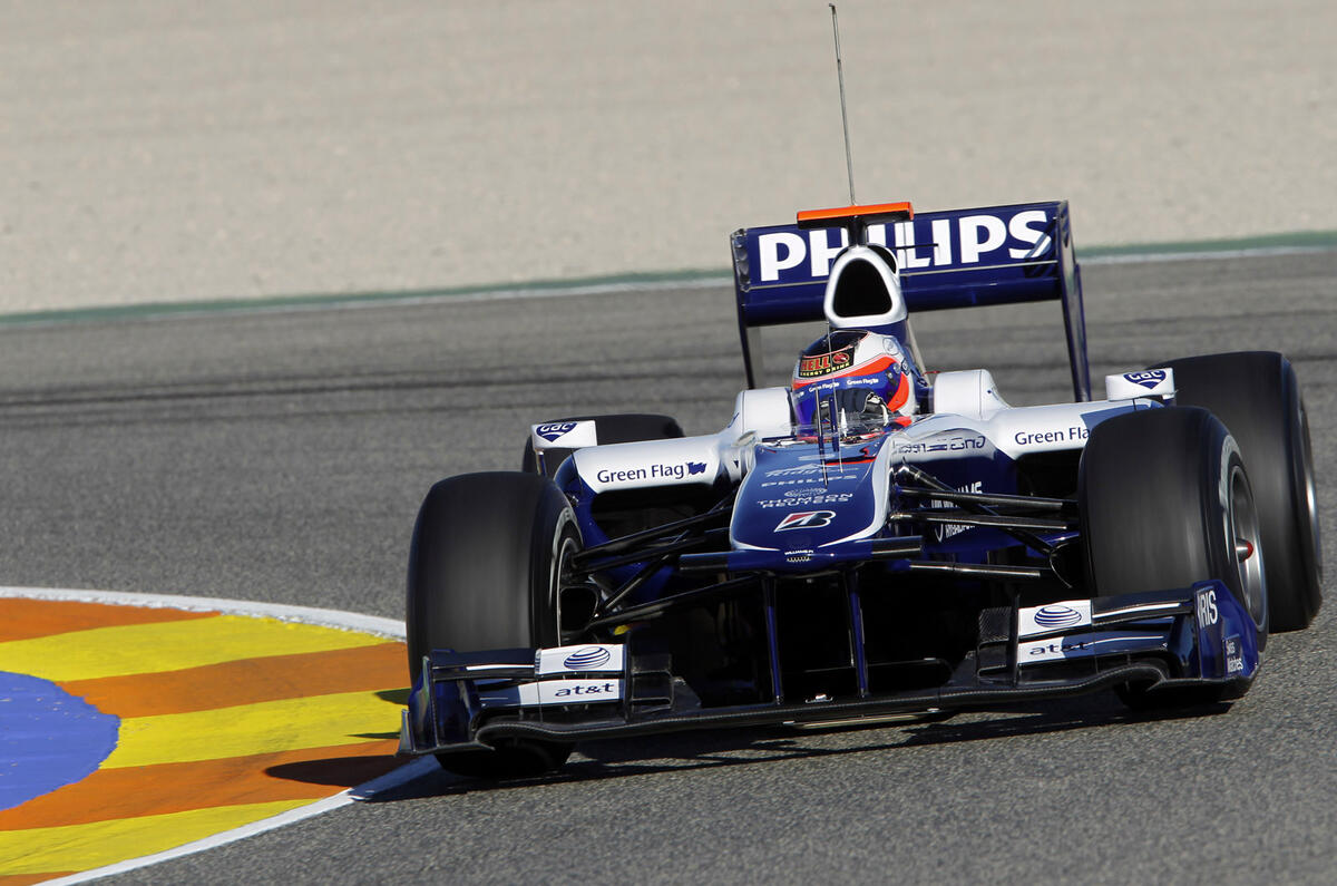 F1 testing in Valencia: pics