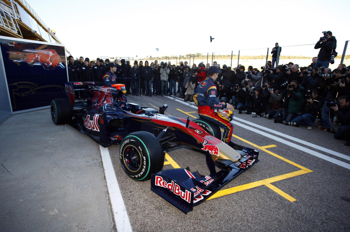 Toro Rosso F1 car unveiled
