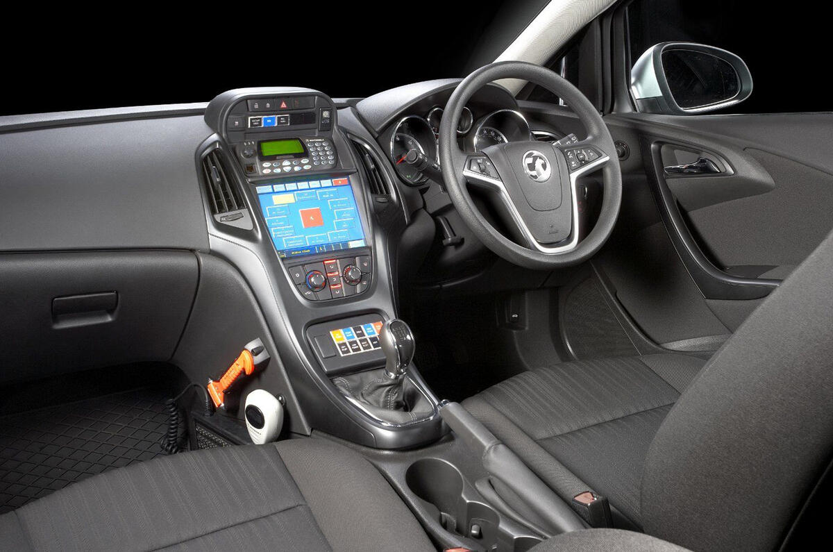 Vauxhall reveals Astra police car