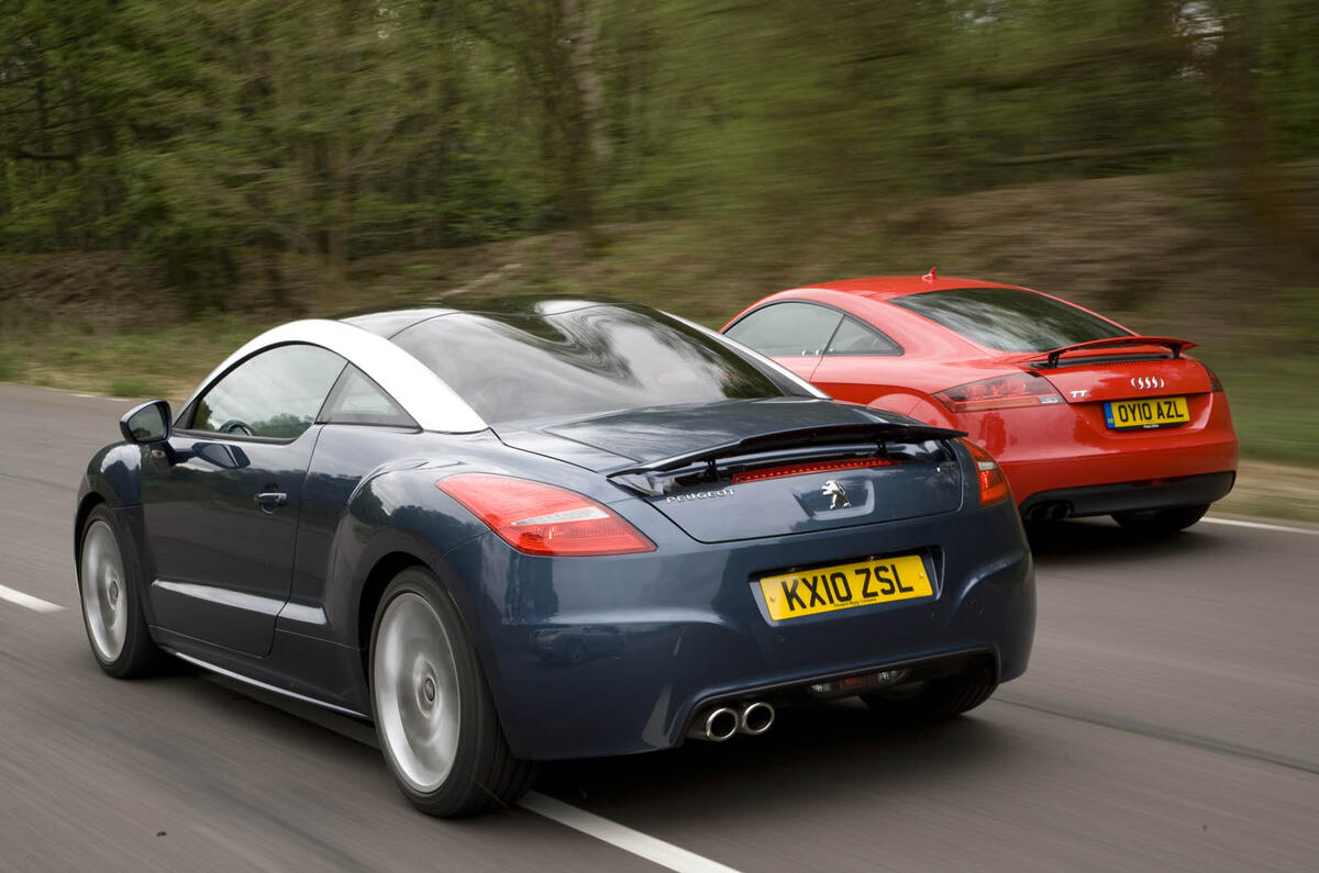 Peugeot RCZ v its rivals