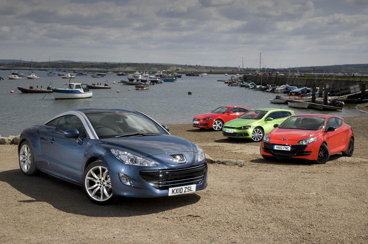 Peugeot RCZ v its rivals