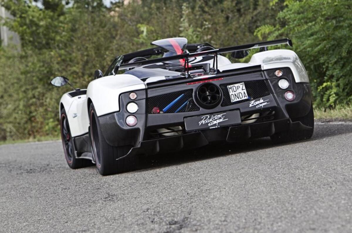 Pagani Zonda Cinque Roadster rear