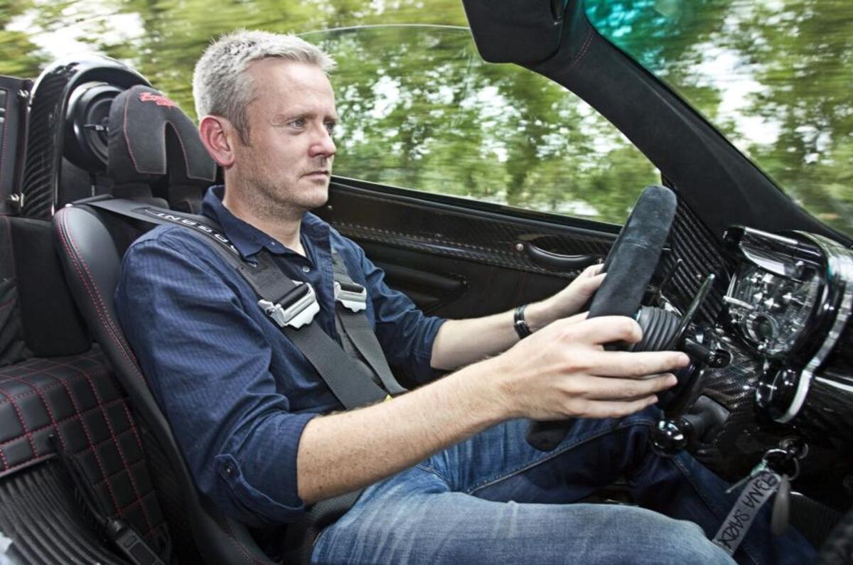 Driving the Pagani Zonda Cinque Roadster