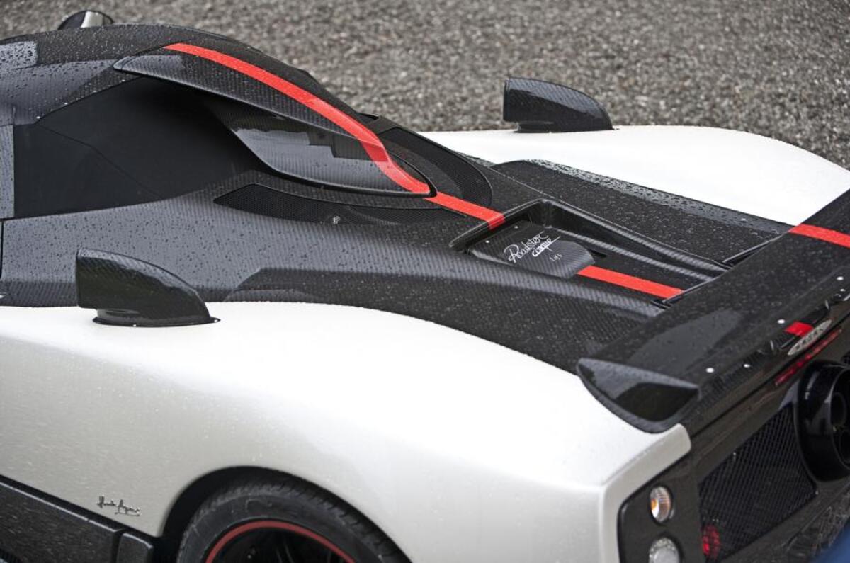 Pagani Zonda Cinque rear end