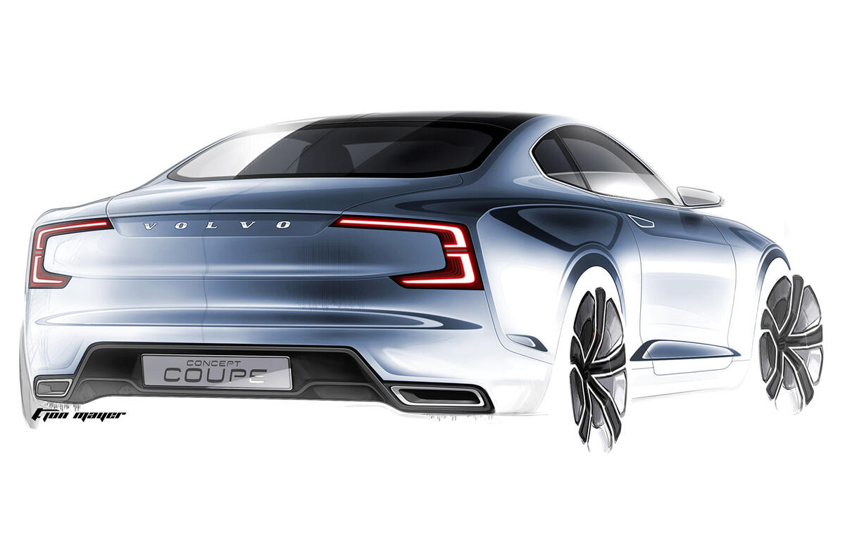 no title Volvo Concept Coupe for Frankfurt debut