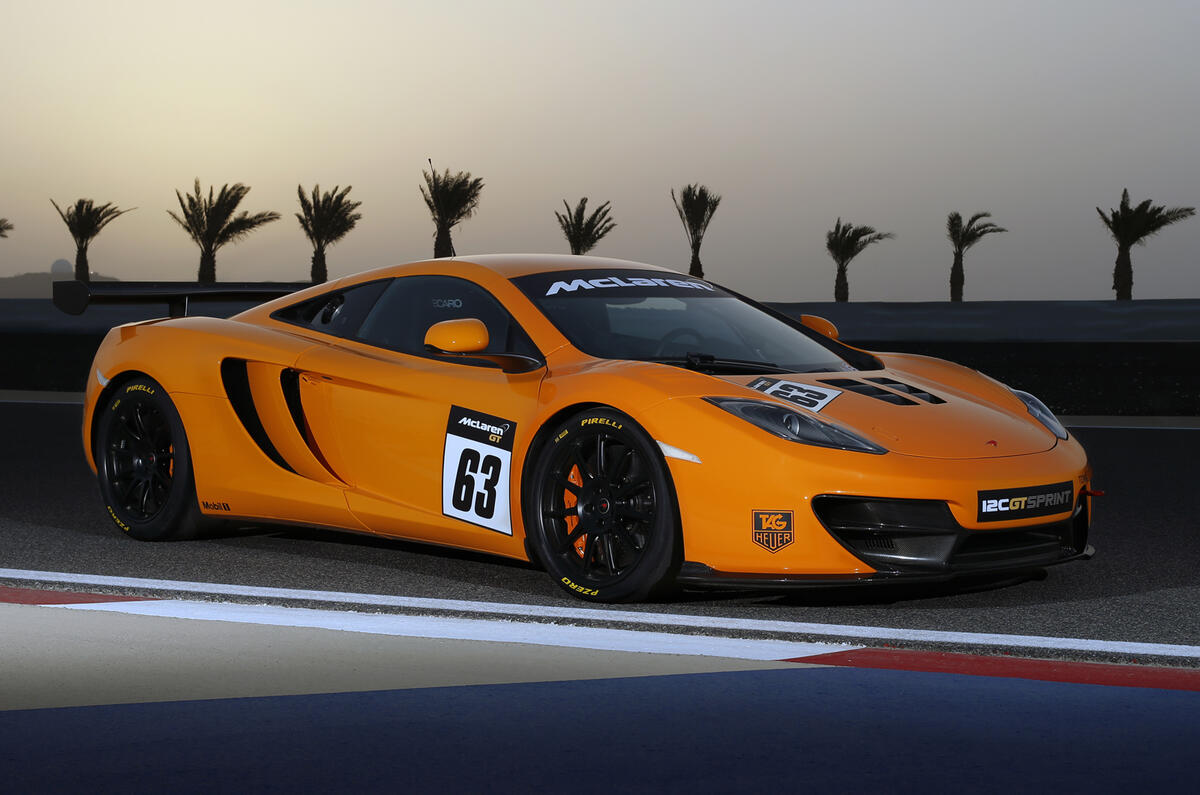 McLaren 12C GT Sprint track car revealed