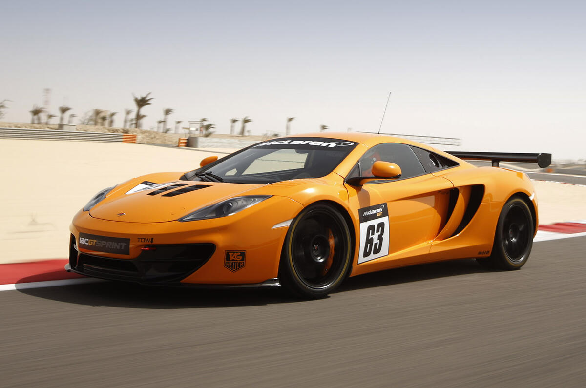 McLaren 12C GT Sprint track car revealed