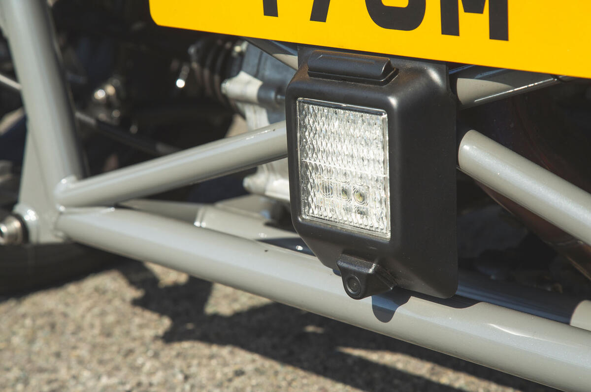 Ariel Atom 4 2019 road test review - rear light