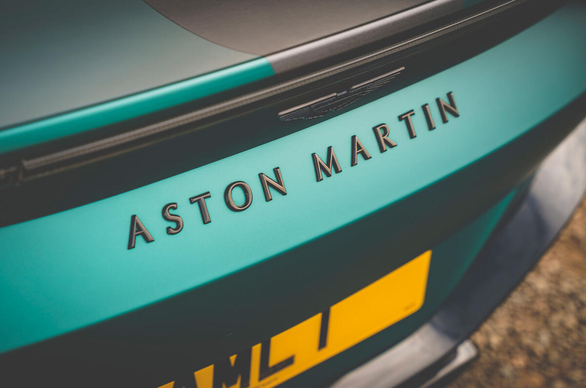 13 Aston Martin Vantage F1 2021 RT rear badge 13 Aston Martin Vantage F1 2021 RT rear badge