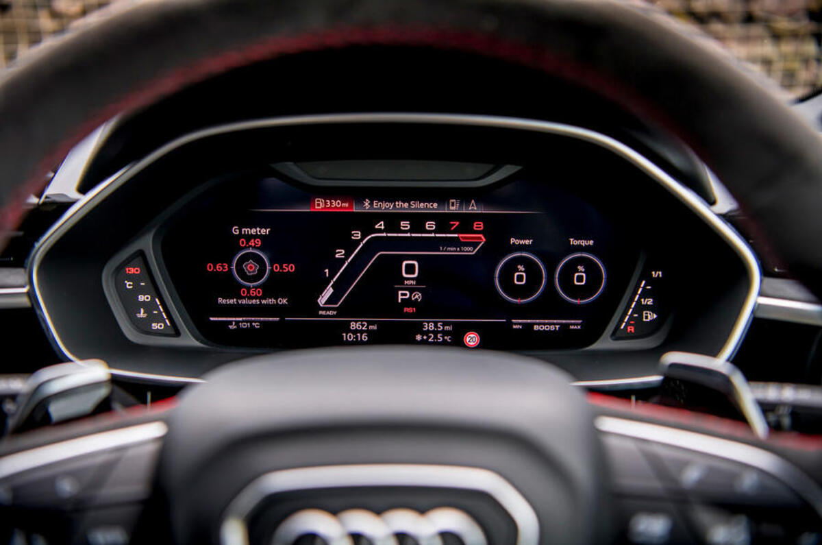 Audi RS Q3 2020 road test review - RS mode