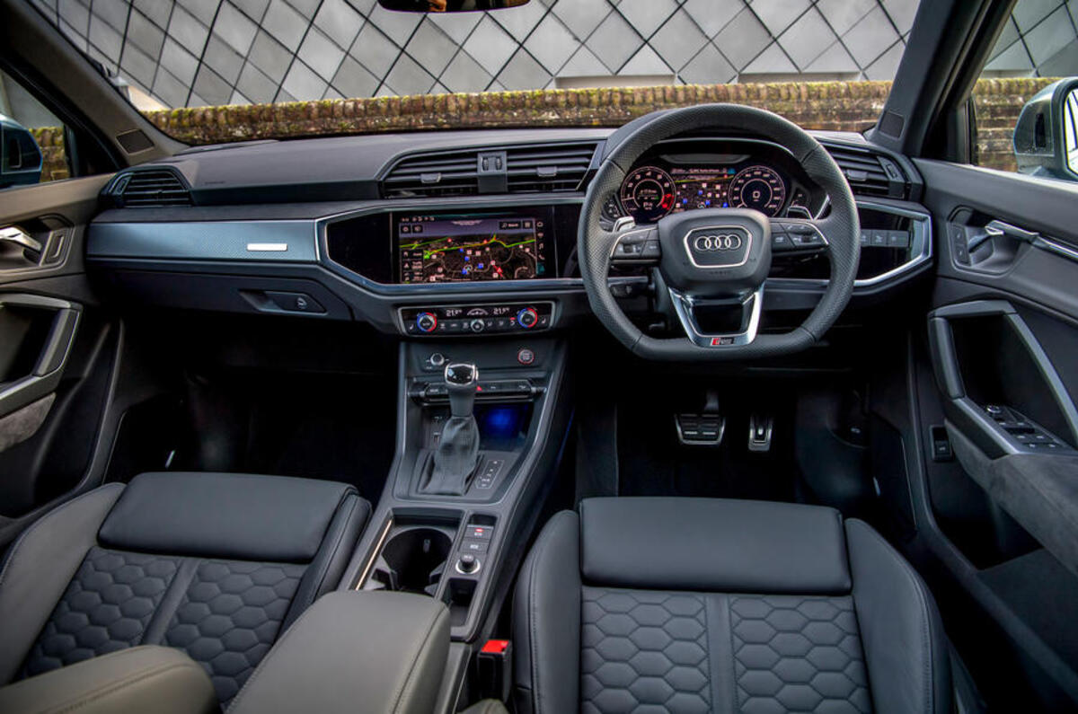 Audi RS Q3 Sportback 2020 road test review - dashboard