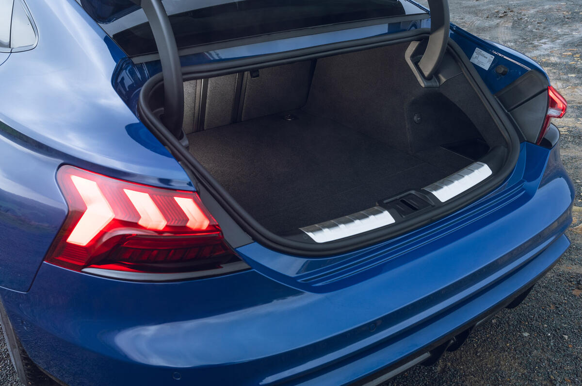 13 Audi S E Tron GT 2024 review boot