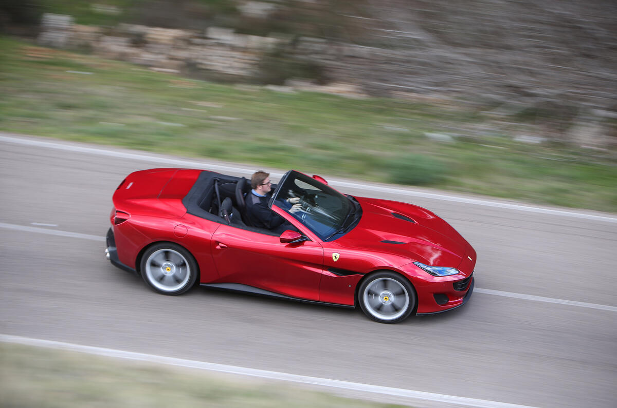 Ferrari Portofino review Matt Saunders driving