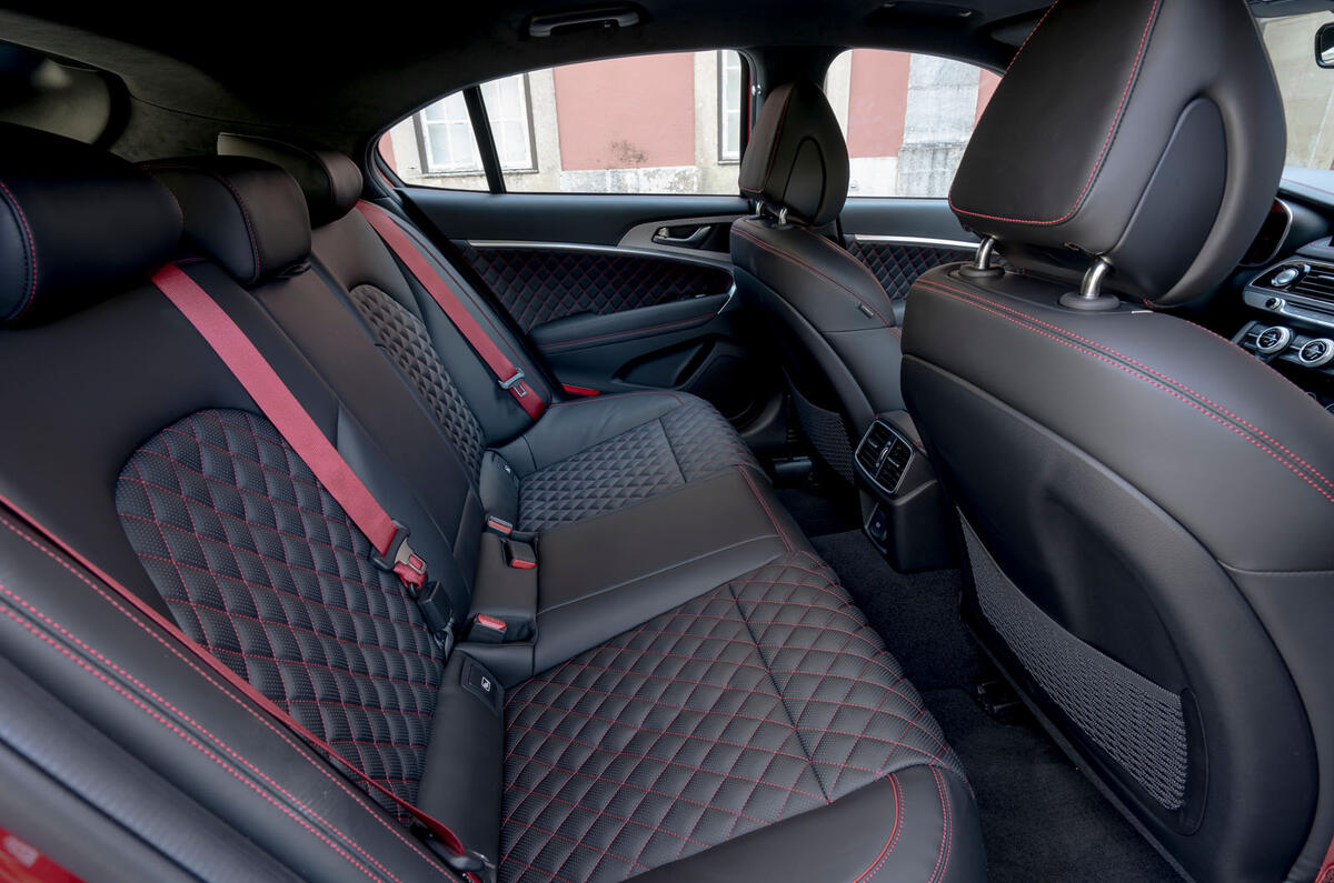 13 Genesis G70 Shooting brake 2021 first drive review rear seats 13 Genesis G70 Shooting brake 2021 first drive review rear seats