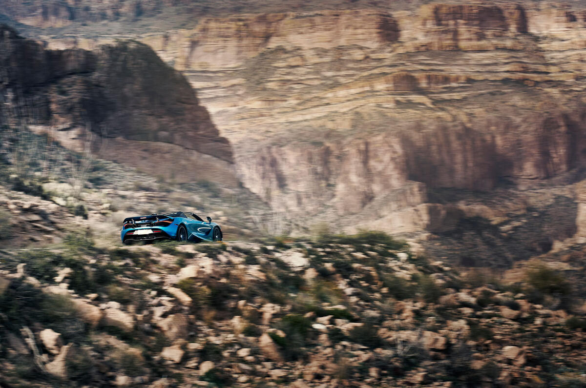 McLaren 720S Spider 2019 road test review - scenery