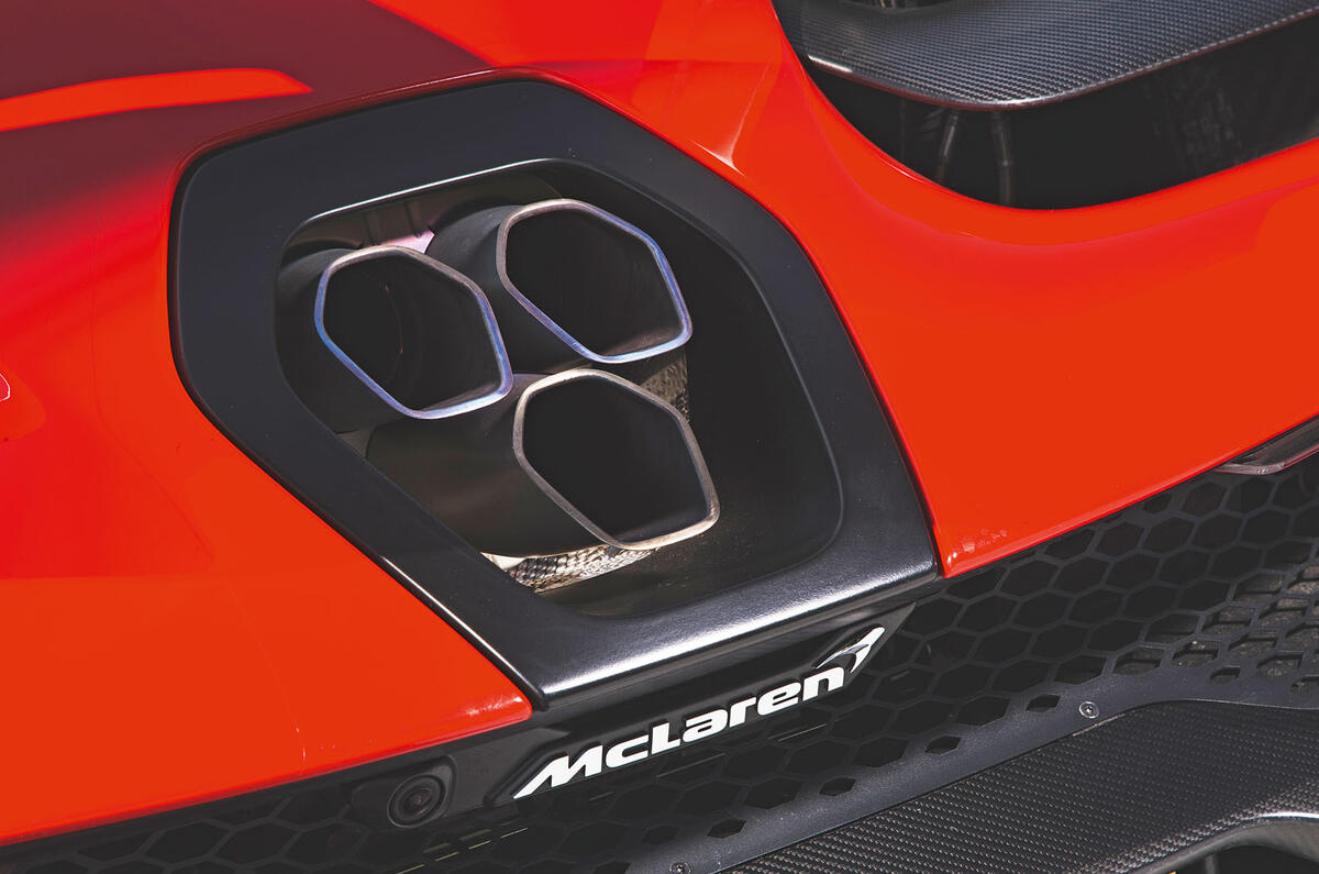 McLaren Senna 2018 road test review - exhaust
