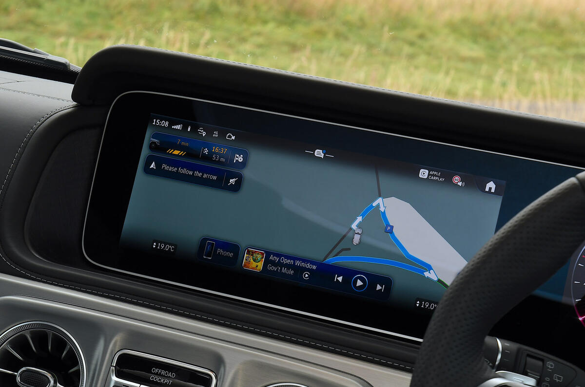 13 Mercedes G500 G Wagen 2024 review infotainment 2