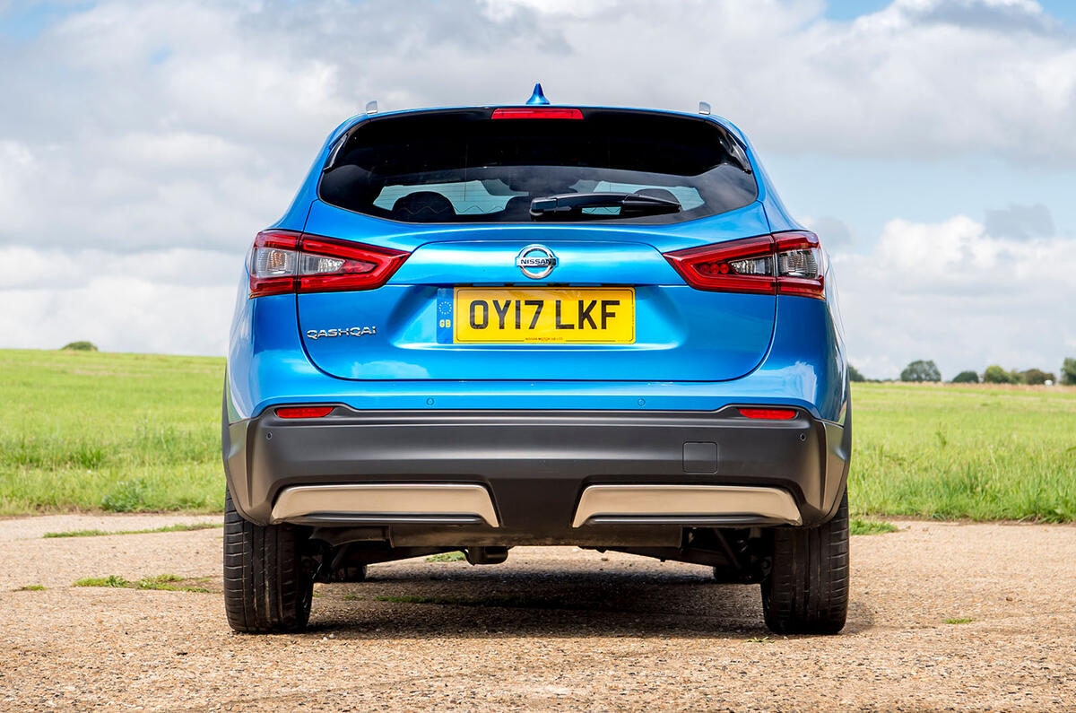 Nissan Qashqai road test review static back