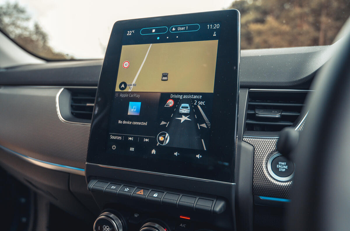 13 Renault Arkana 2021 road test review infotainment 13 Renault Arkana 2021 road test review infotainment