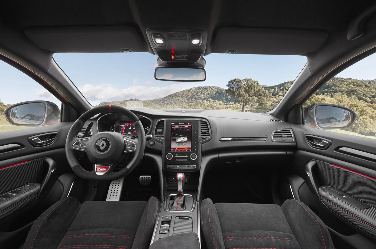 Renault Megane RS 280 2018 road test review interior