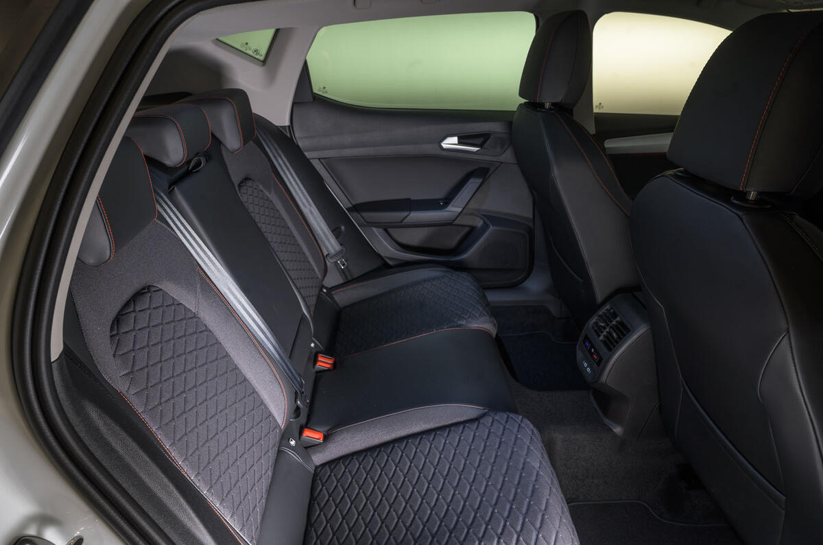 Seat Leon 2020 road test review - rear seats Seat Leon 2020 road test review - rear seats