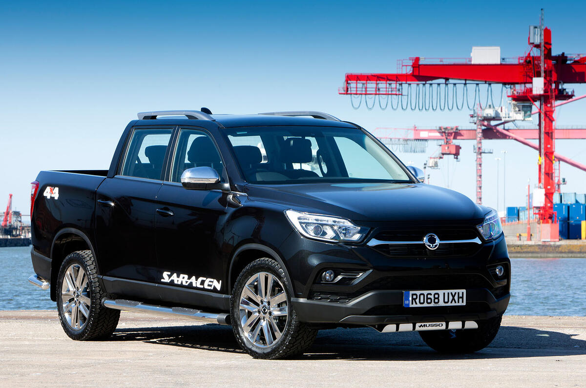 Ssangyong Musso Saracen 4x4 2018 road test review static hero