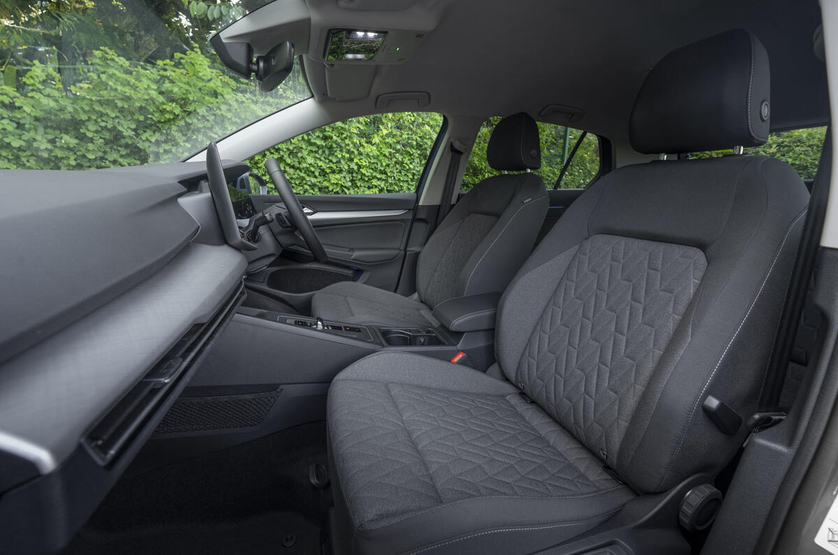 13 Volkswagen Golf Mk85 2024 review front seats