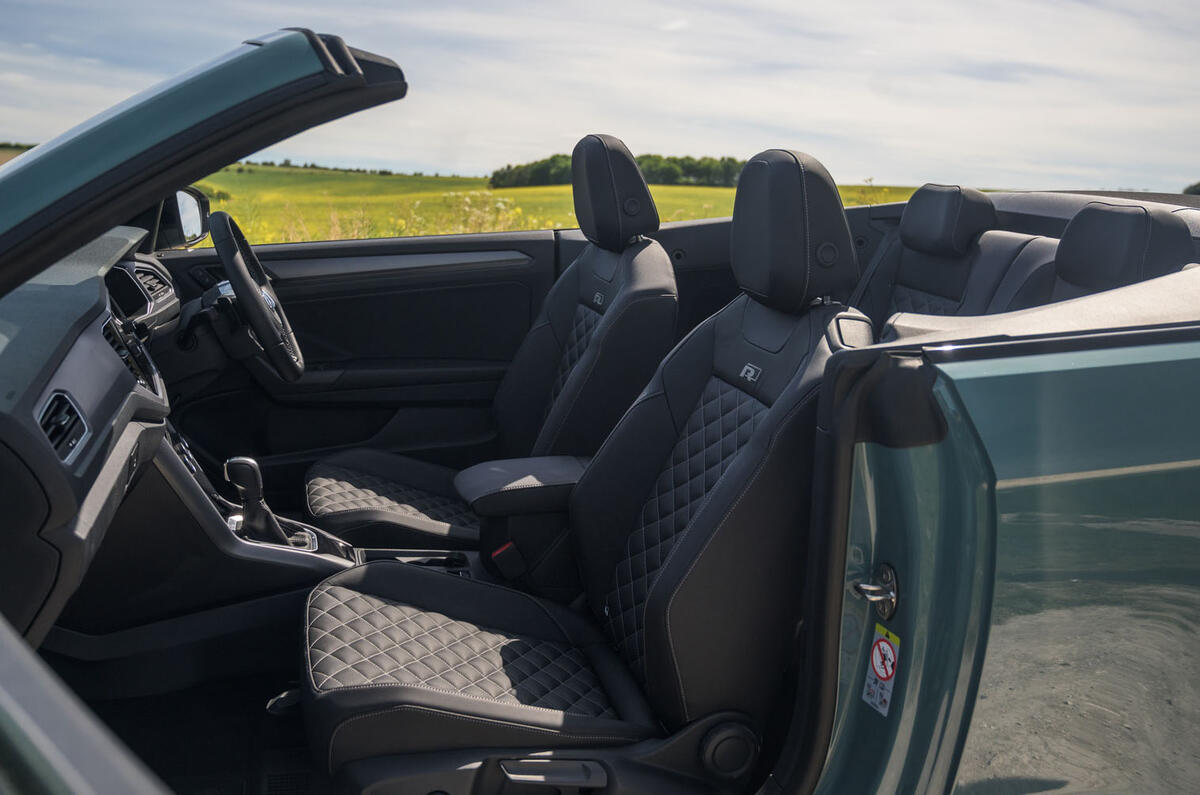 Volkswagen T-Roc Cabriolet 2020 road test review - cabin