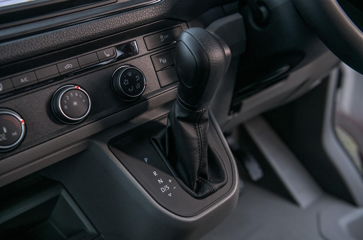 Volkswagen Grand California 2020 road test review - gearstick