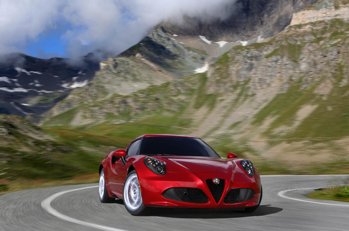 no title Alfa Romeo 4C spotted track testing