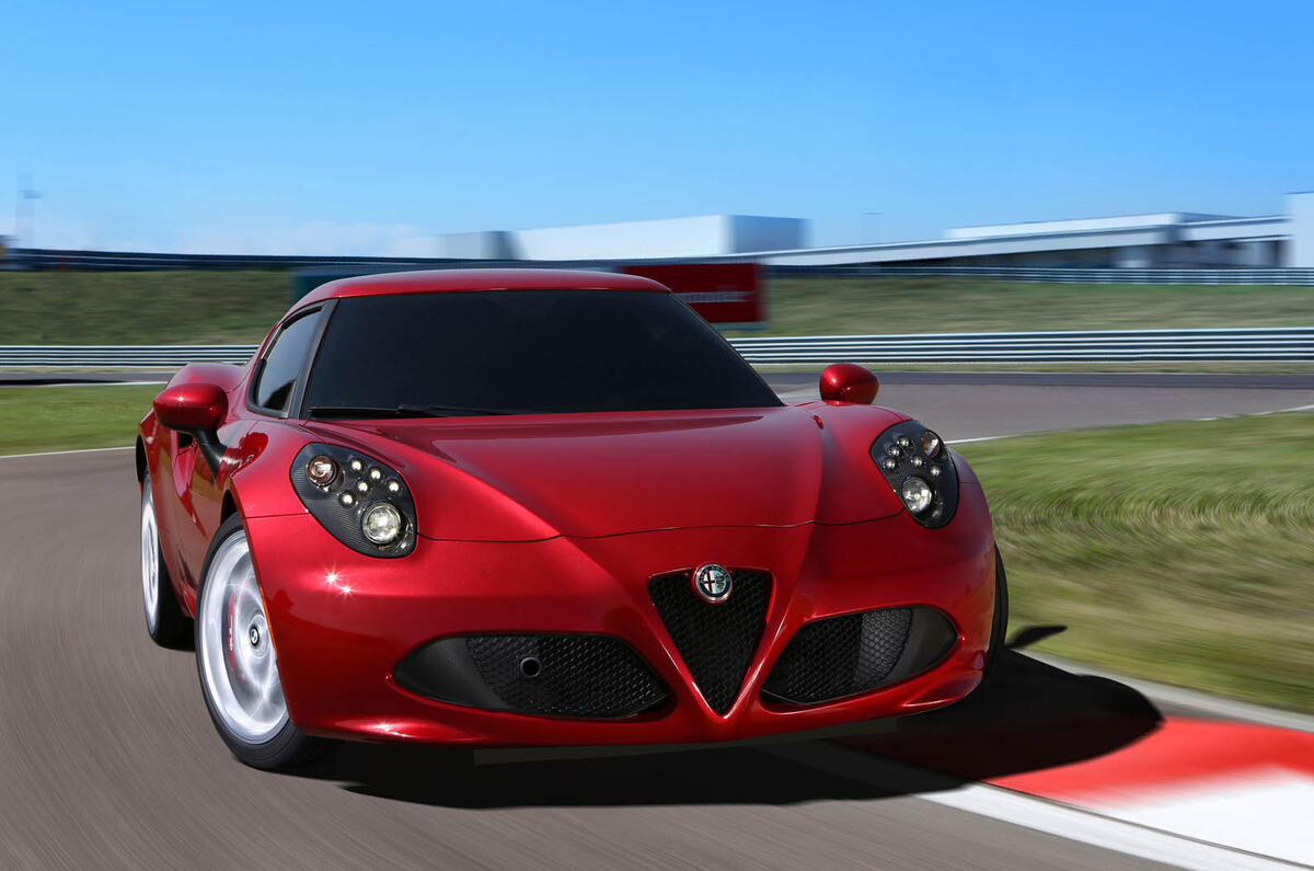 no title Alfa Romeo 4C spotted track testing
