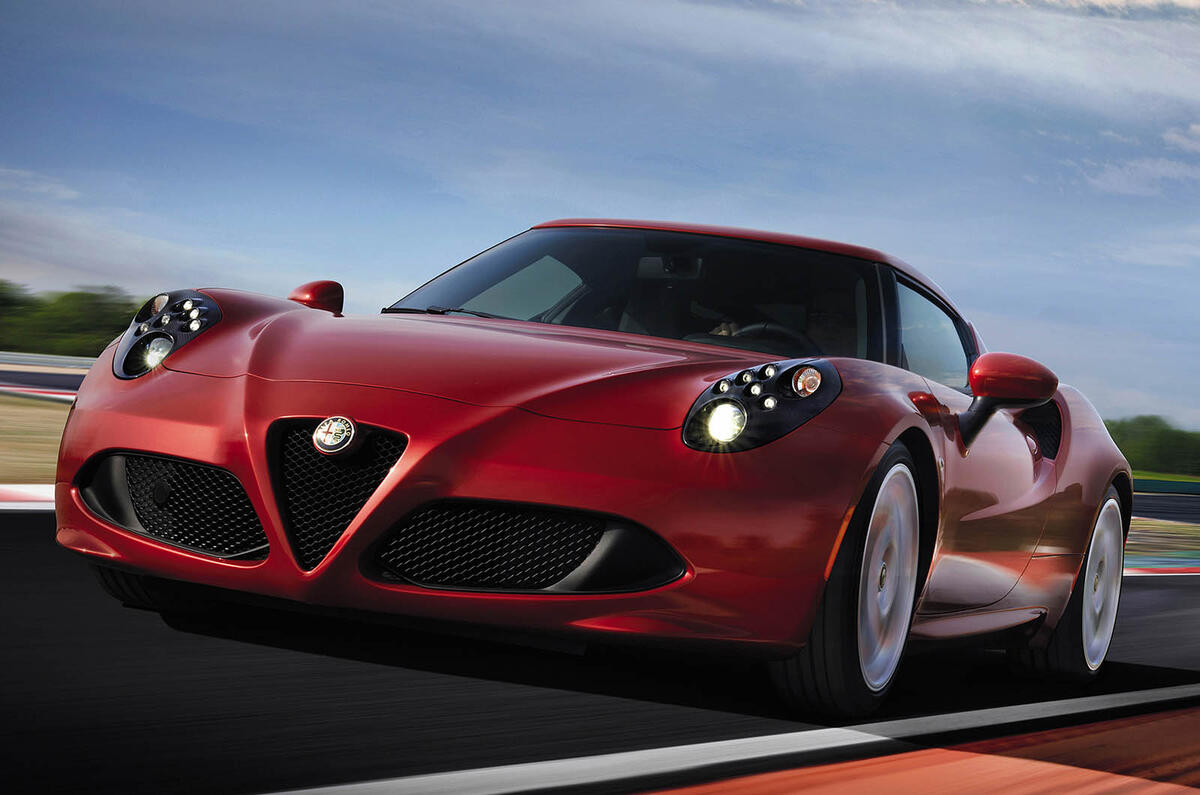 no title Alfa Romeo 4C spotted track testing