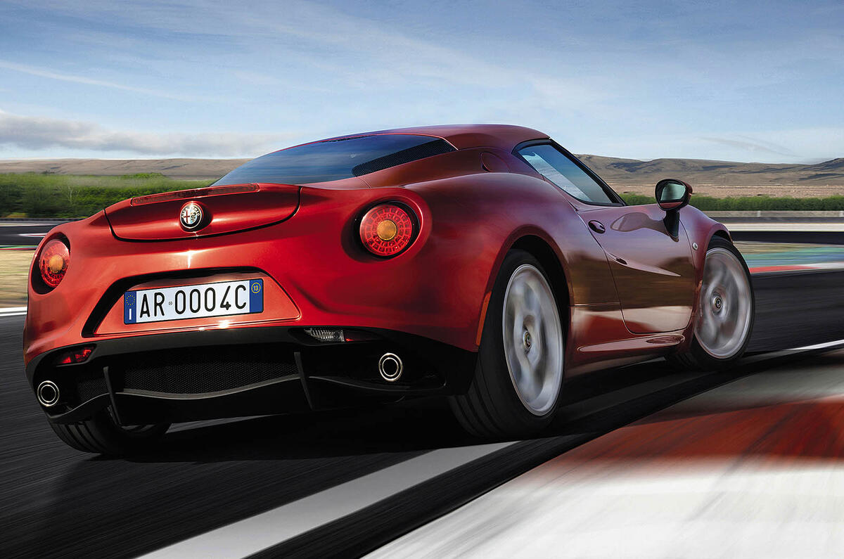 no title Alfa Romeo 4C spotted track testing