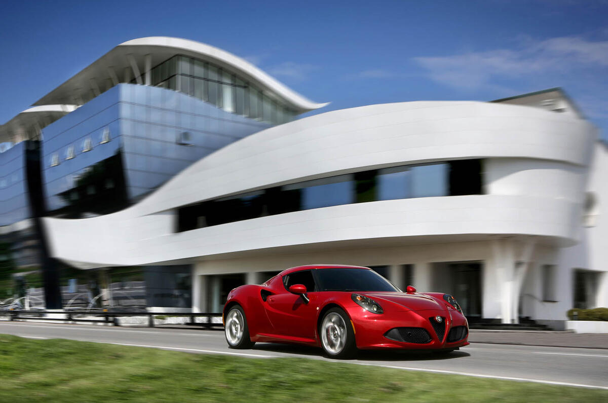 no title Alfa Romeo 4C spotted track testing