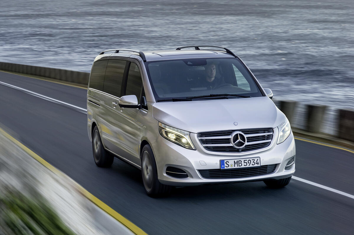 no title Mercedes V-class revealed