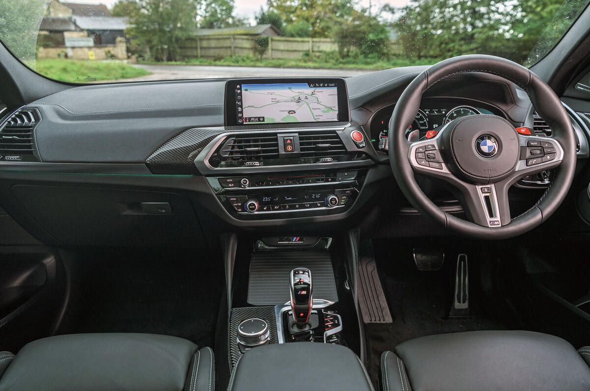 BMW X4 M Competition 2019 road test review - dashboard