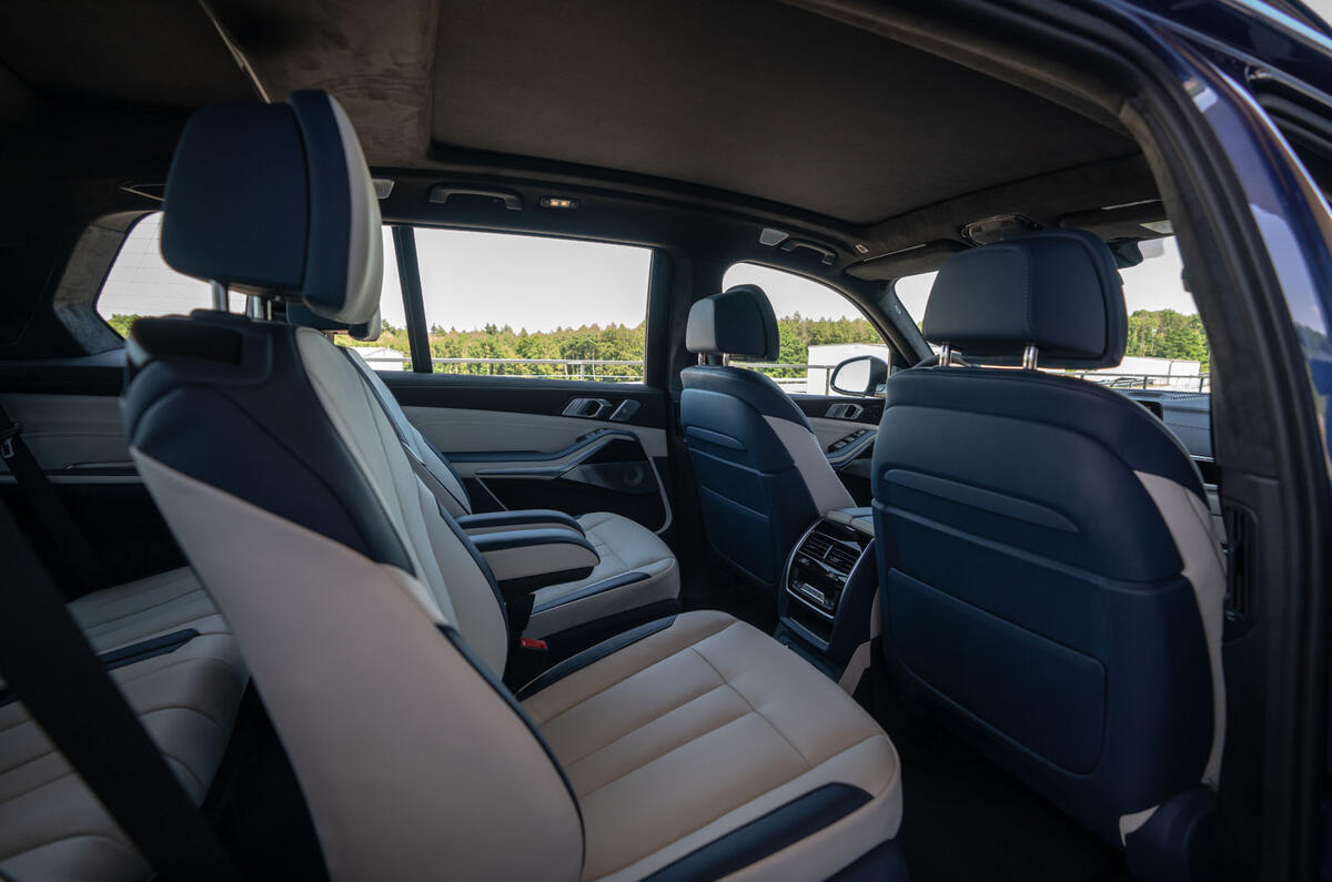 Alpina XB7 2020 road test review - middle row seats