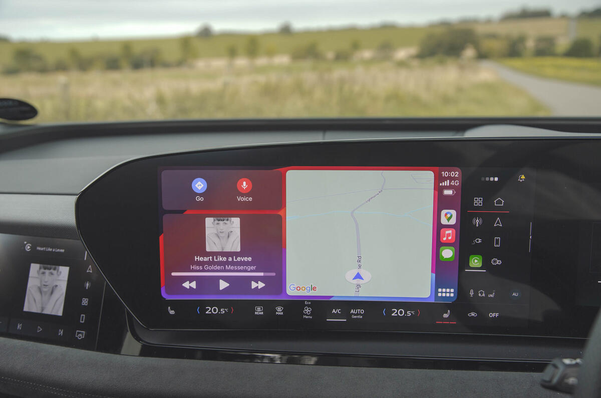 14 Audi Q6 E Tron 2024 review infotainment