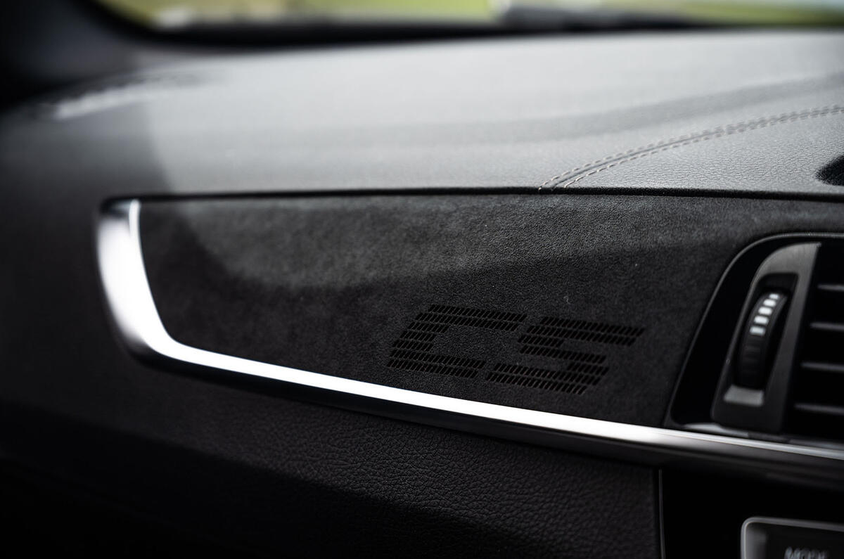 BMW M2 CS 2020 road test review - interior trim